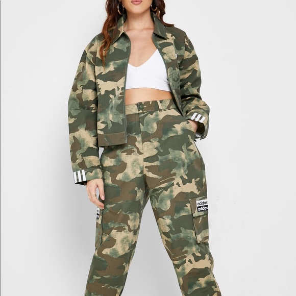 adidas camo track jacket